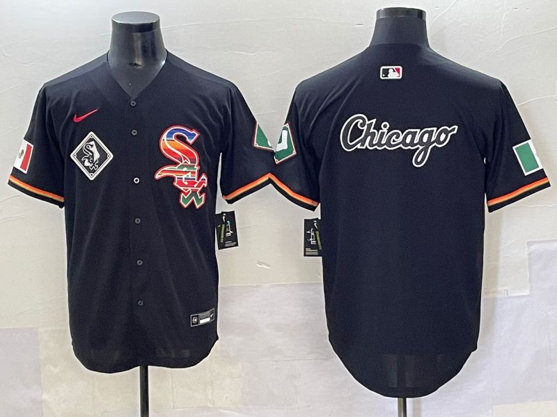 Men 2025 Chicago White Sox Blank Black Game Nike MLB Jersey style 42